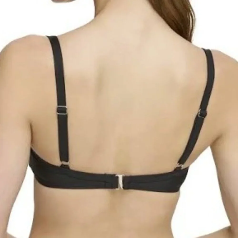 Calvin Klein Twisted Solid Bikini Top - Picture 8 of 8